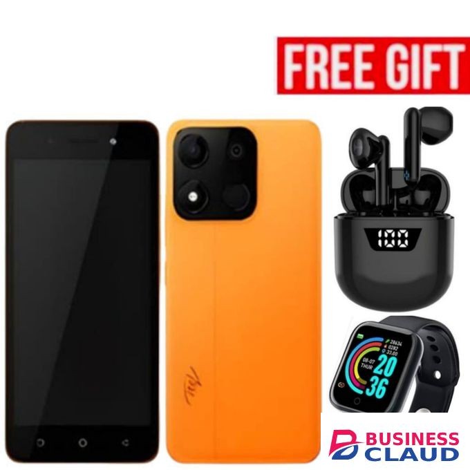 Itel A18S,5.0"DISPLAY INCHES,2GB RAM EXPANDABLE 4GB /32GB ROM,FINGERPRINT,FACE UNLOCK,3020MAH DDD