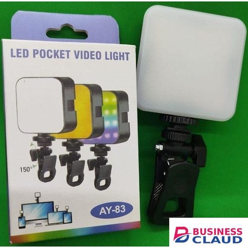 RGB LED Pocket Video Light AY-83 – Portable Lamp for Creators