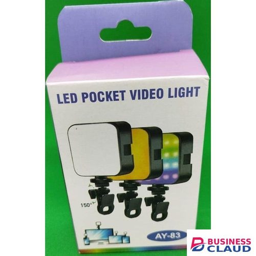 AY-83 Portable LED Video Light RGB Photography Lamp for Travel Creators
