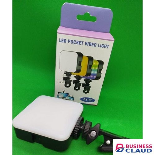 AY-83 Pocket LED RGB Light Clip-On Photography Fill Lamp for Mobile Creators