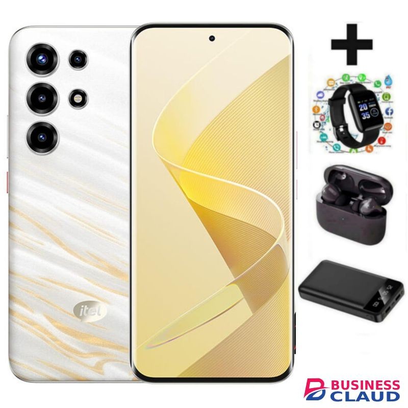 Itel S26 Ultra 4G, 6.78", 8GB RAM + 256GB,(Dual Sim), 5000mAh, BLACK (1YR WRTY) watch