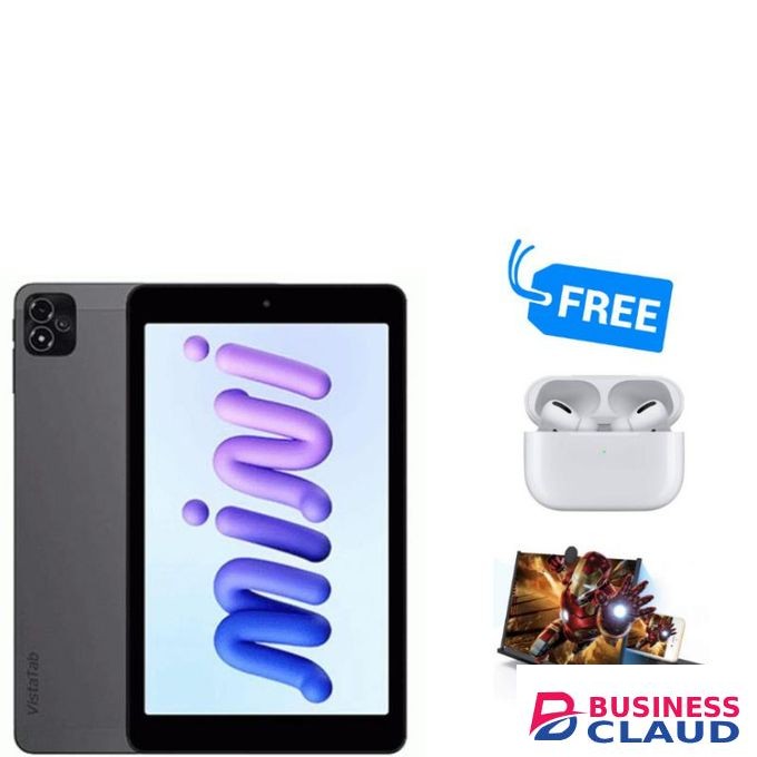 Itel VISTATAB 10 MINI,(3GB +5GB)RAM +64GB ROM,8",ANDROID 14,5MP,FREE MAGNIFIER & BUDS