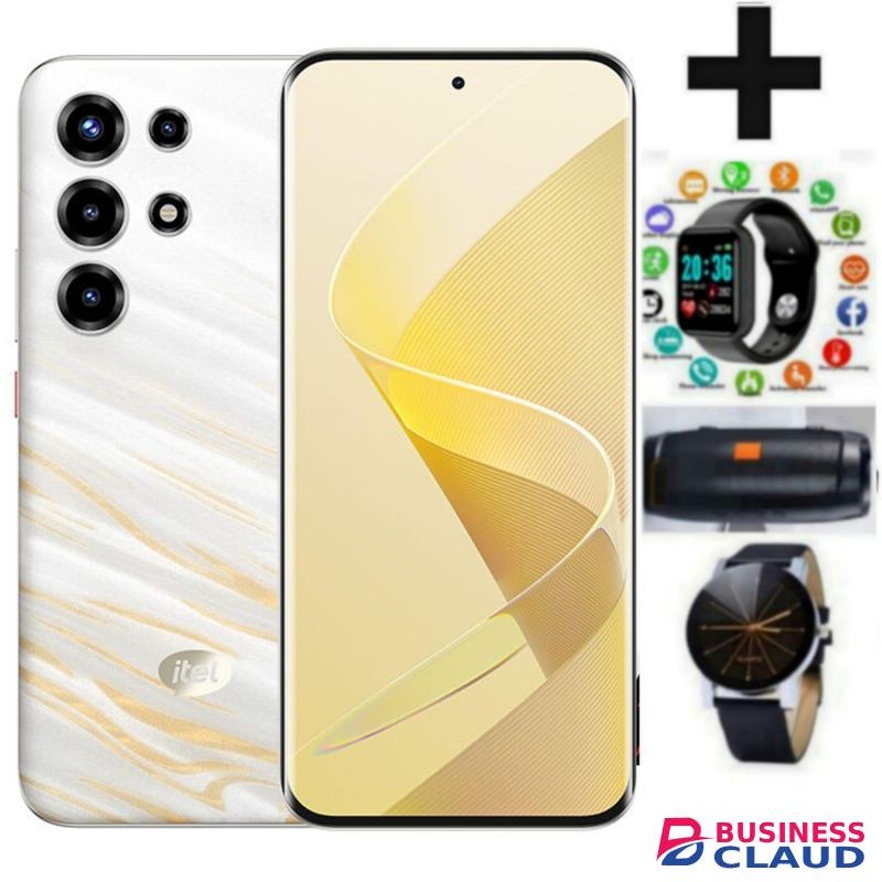Itel S26 Ultra 4G, 6.78", 8GB RAM + 256GB,(Dual Sim), 5000mAh, BLACK (1YR WRTY) SPEAKER WEB