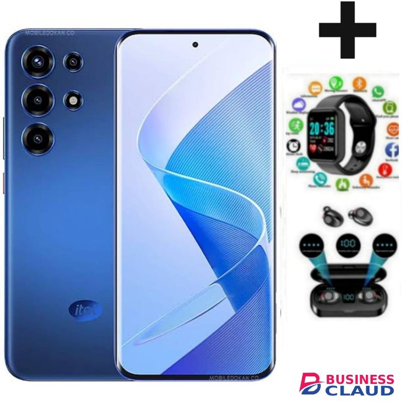 Itel S26 Ultra 4G, 6.78", 8GB RAM + 256GB,(Dual Sim), 5000mAh, BLACK (1YR WRTY) F9 NWATCH