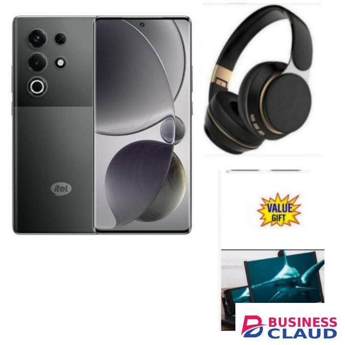 Itel S26Ultra 4G, 6.78", 8GB RAM + 256GB,(Dual Sim), 5000mAh, BLACK(1YR WRTY) + s26ultra 8-256gb+MAGNIFIER