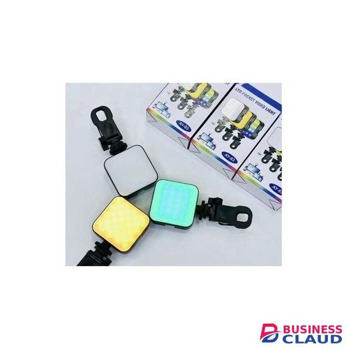 Compact AY-83 RGB LED Light – Rechargeable, Clip-On For Content Creators, Vloggers, And Professional Photography