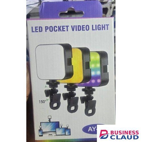 Professional AY-83 LED Pocket Video Light With Adjustable Angle For Creators