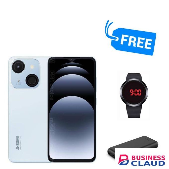 Itel A06,32GB STORAGE & 2GB*2GB RAM,4000MAH,DUAL SIM,WATCH & POWERBANK,SPLY"