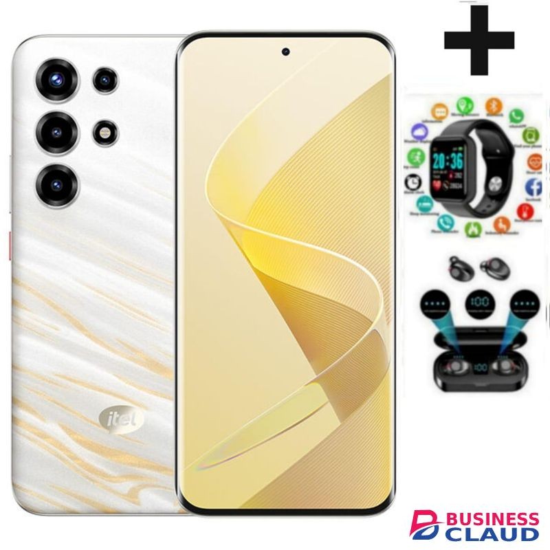 Itel S26 Ultra 4G, 6.78", 8GB RAM + 256GB,(Dual Sim), 5000mAh, BLACK (1YR WRTY) F9