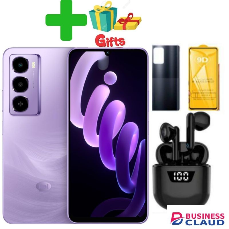 Itel City 100 4G,13 MP"18GB RAM+128GB ROM"5200 mAh+GIFTS,COVER,I12 PODS