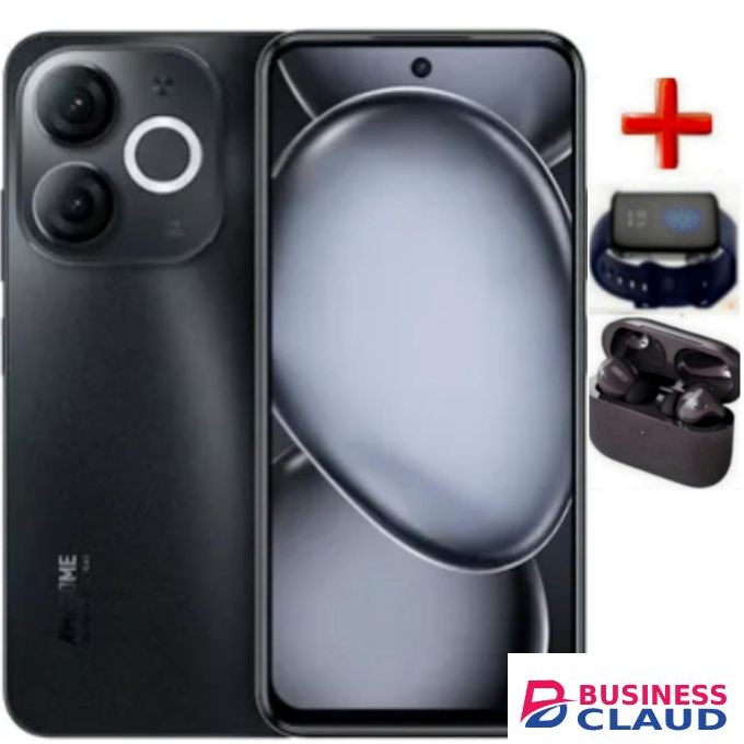 Itel A90, 6.7" Display, 5000 MAh Battery 4+4 GB Ram, 128 GB Storage Dual Sim+WATCH+EARPODS.