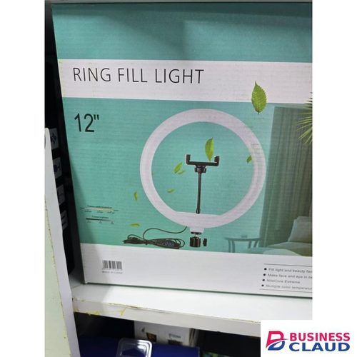 Adjustable 12-Inch LED Ring Light with Phone Holder for YouTube Creators and Instagram Influencers