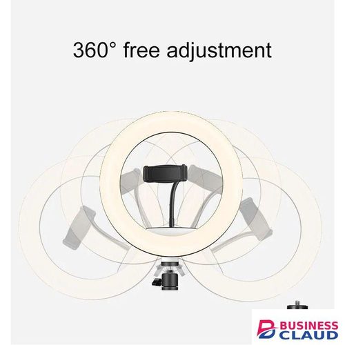 Advanced 10-Inch LED Ring Light For Content Creators With Adjustable Color & Brightness Control