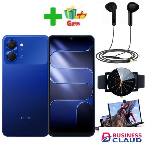Tecno Pop 20,6.75-inch display, upto 8GB RAM+64GB storage,5000mAh Battery-1 YEAR WARRANTY+Power bank+Led watch+Cover+Otg