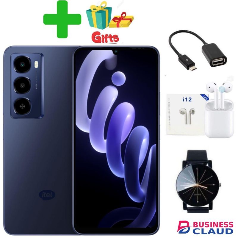 Itel City 100 4G,13 MP"18GB RAM+128GB ROM"5200 mAh+GIFTS,OTG,WEB WATCH