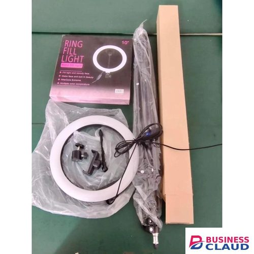 2025 Best 10-Inch LED Ring Light With Adjustable Stand & Brightness Control For Content Creators