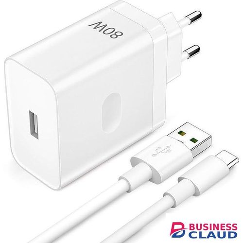 Oppo A1 5G SuperVooc Charger Adapter + USB-C Cable