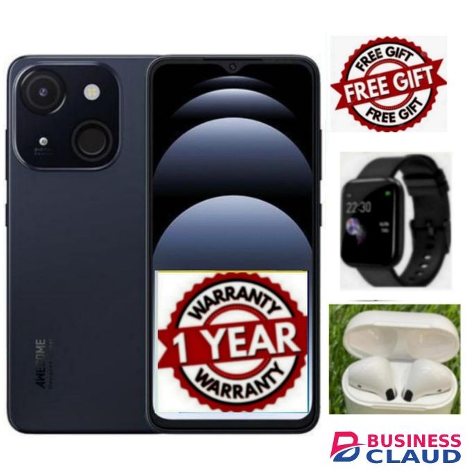 Itel A06 6.6" HD+, 32GB ROM + Up To 4GB RAM, 4000mAh, 4G+WATCH+EARPODS...Lii