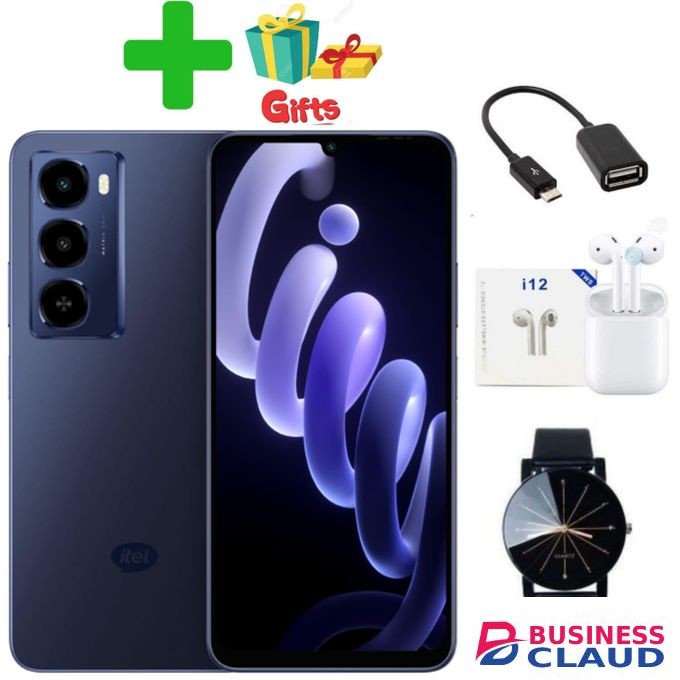 Itel City 100 4G,13 MP"18GB RAM+128GB ROM"5200 mAh+GIFTS,OTG TYPE C