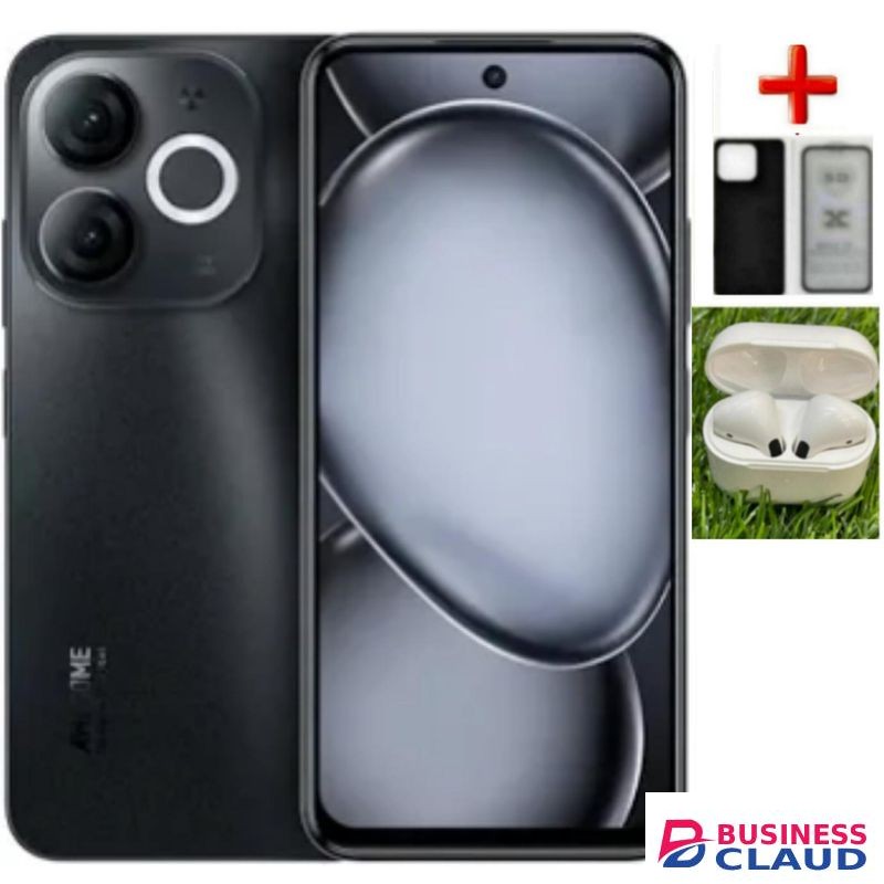 Itel A90, 6.7" Display, 5000 MAh Battery 4+4 GB Ram, 128 GB Storage +COVER+PROTECTOR+EARPODS.