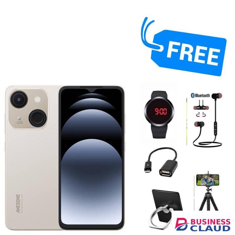 Itel A06,,,6.6HD+,,(32GB ROM +2GB*2GB RAM)4000MAH & CLASSY FREEBIES,