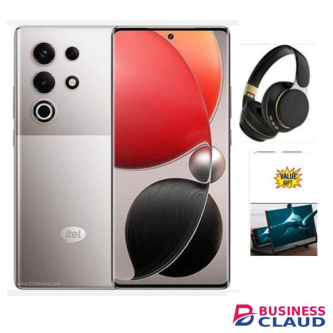 Itel S26Ultra 4G, 6.78", 8GB RAM + 256GB,(Dual Sim), 5000mAh, Titanium (1YR WRTY) + s26ultra 8-256gb+MAGNIFIER