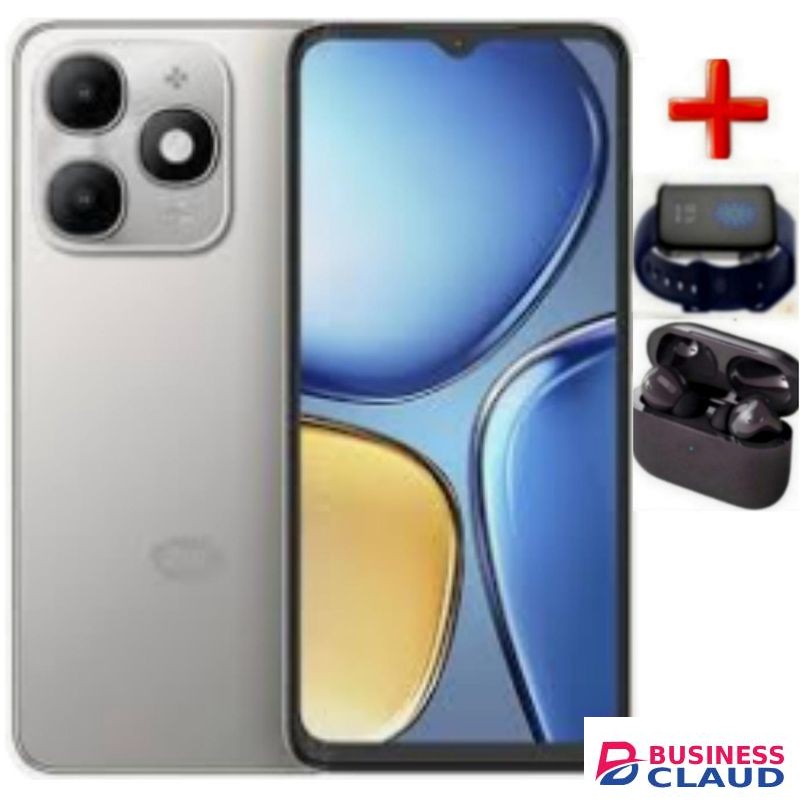 Itel A90, 6.7" Display, 5000 MAh Battery 4+4 GB Ram, 128 GB ROM, Dual Sim+WATCH+EARPODS.