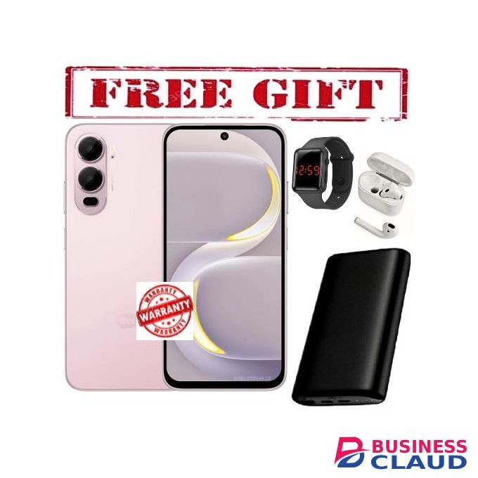 Itel City 200, 6.75", 6GB RAM + 128GB, 5200mAh (Dual Sim)- COMES WITH FREE LED WATCH , POWERBANK AND AIRPODS FOR YOU purple