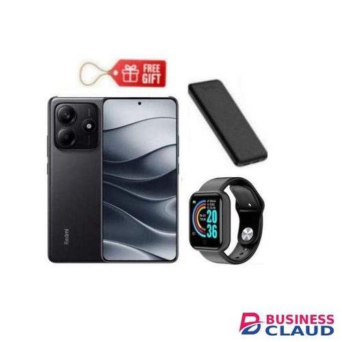 XIAOMI Note 14, 6.67", 256GB + 8GB RAM (Dual SIM), 5500mAh, Midnight Black,Smart Watch+Power Bank