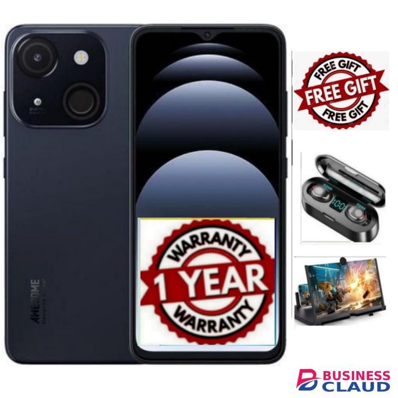 Itel A06 6.6" HD+, 32GB ROM + Up To 4GB RAM, 4000mAh, 4G+EARBUDS+MAGNIFIER...Lii