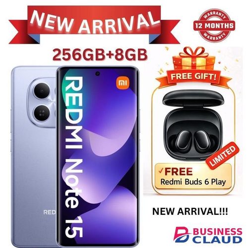 XIAOMI Redmi Note 15 Pro, 6.83" AMOLED, 256GB + 8GB RAM (Dual SIM), 50MP PLUS BUDS