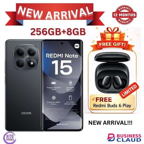 XIAOMI Redmi Note 15 Pro, 6.83" AMOLED, 256GB + 8GB RAM (Dual SIM) PLUS BUDS