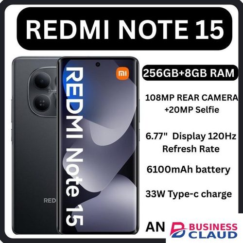 XIAOMI Redmi Note 15, 6.77" 256GB + 8GB RAM (Dual SIM), 5800mAh