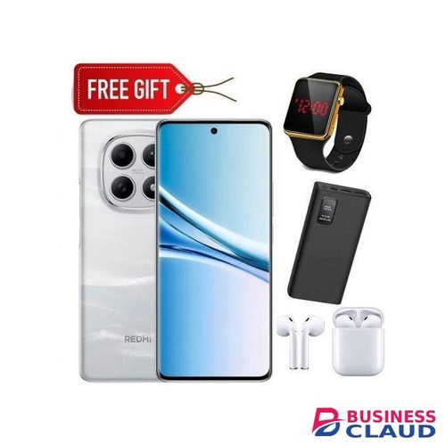 XIAOMI Redmi Note 15 Pro, 6.77", 8GB RAM + 256GB (Dual SIM), 200MP Camera, 6500mAh, Black (25 Months Warranty)+ LED Watch + Earpods & Power bank