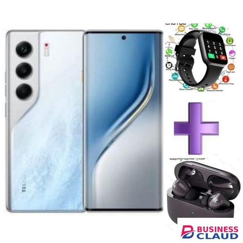 Tecno CAMON 50,upto16 GB RAM +256GB Storage 5200 MAH BATTERY DUAL-1 YEAR WARRANTY+SMART WATCH+EARPODS-w