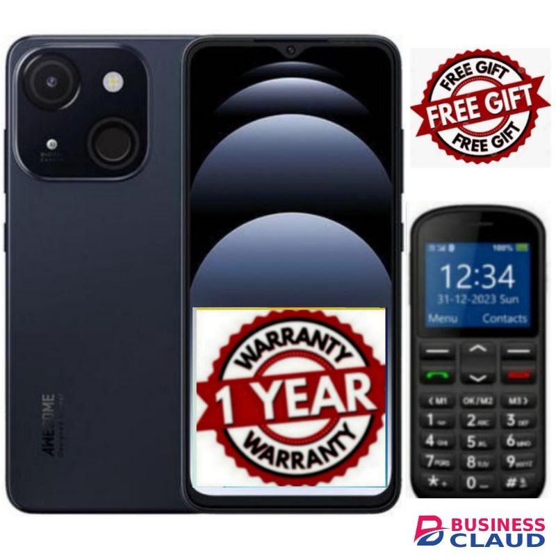 Itel A06 6.6" HD+, 32GB ROM + Up To 4GB RAM, 4000mAh, 4G+FREE PHONE...Lii