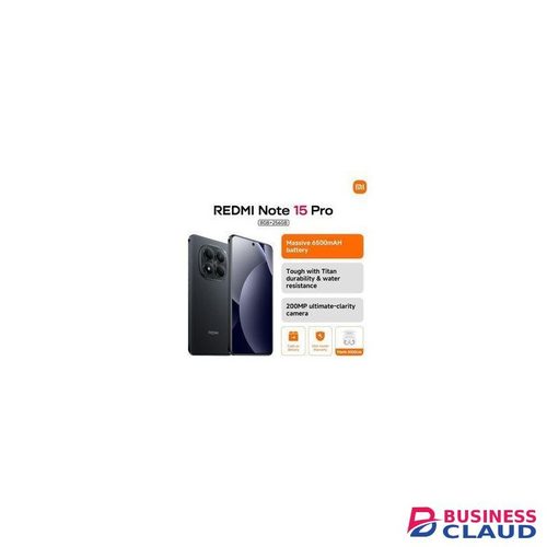 XIAOMI Redmi Note 15 Pro, 6.77", 8GB RAM + 256GB (Dual SIM), 6500mAh, Black