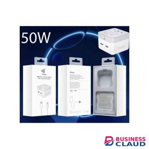 Apple 50W Original Fast Charger For IPhone 15 16 Pro Max