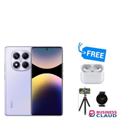 XIAOMI REDMI NOTE 14 PRO,(256GB STOARGE + 8GB RAM)DUAL SIM,5500MAH,FREE BUDS,TRIPODS & WATCH