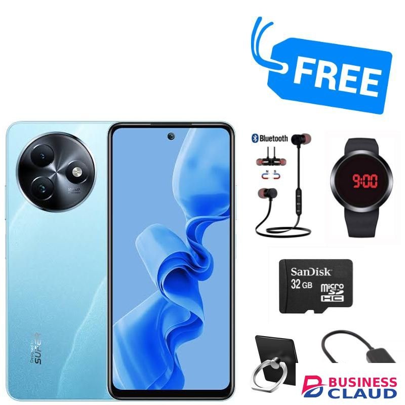 Itel S24,6.6 INCHES,90HZ,128GB ROM/UPTO 8GB RAM,108MP,SPORT,WATCH,CARD,OTG & RING