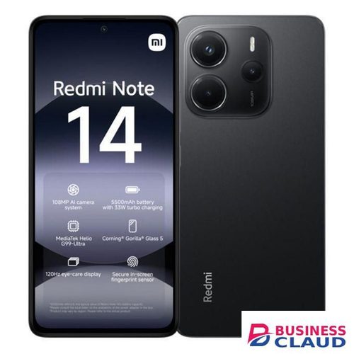XIAOMI REDMI NOTE 14,6.67" AMOLED SCREEN,256GB STORAGE & 8GB RAM,5500MAH,108MP,120HZ,DUAL SIM