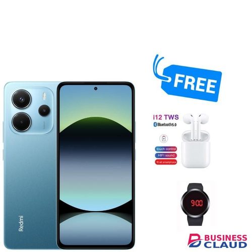 XIAOMI REDMI NOTE 14,6.67" AMOLED (8GB RAM +256GB ROM)DUAL SIM,5500MAH,108MP,FREE BUDS & WATCH