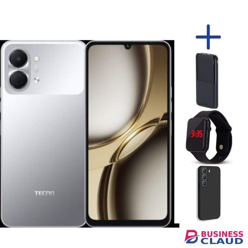Tecno Pop 20,6.75'' display, Upto 8GB RAM+128GB storage+5000mAh Battery-1 year Warranty.PB LED