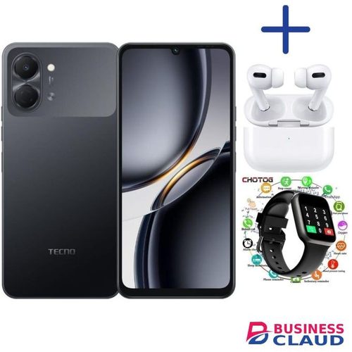 Tecno Pop 20,6.75'' display, Upto 8GB RAM+64GB storage+5000mAh Battery-1 year Warranty.watch