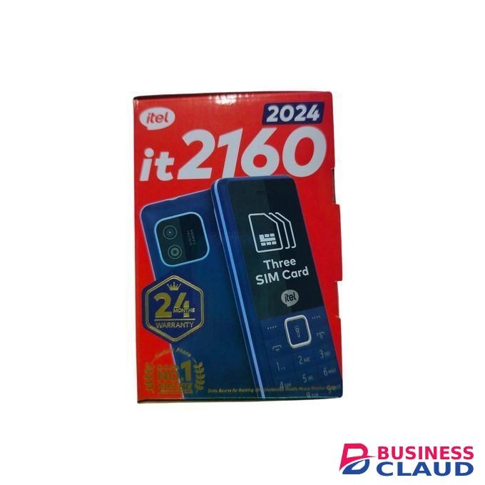 Itel 2160 (2024), 1.8", 32MB + 32MB (Triple SIM),1000mAh - Black