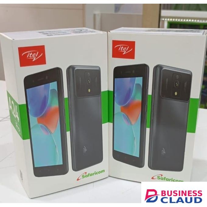 Safaricom itel a24 pro, 32GB ROM, 4GB RAM (2+2), DUAL SIM, 4G/LTE, 5MP CAM DUAL FLASH, 5'' DISPLAY.