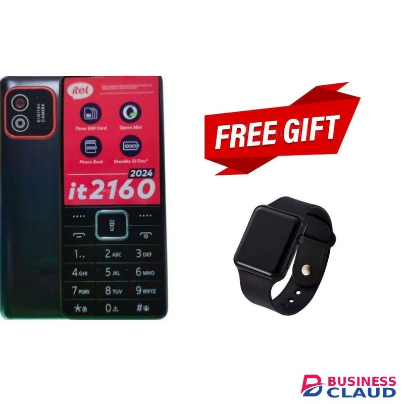 Itel KABAMBE 2160//TRIPPLE SIM//FREE WATCH