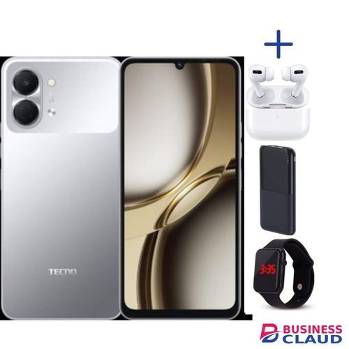 Tecno Pop 20,6.75'' display, Upto 8GB RAM+64GB storage+5000mAh Battery-1 year Warranty.led pods