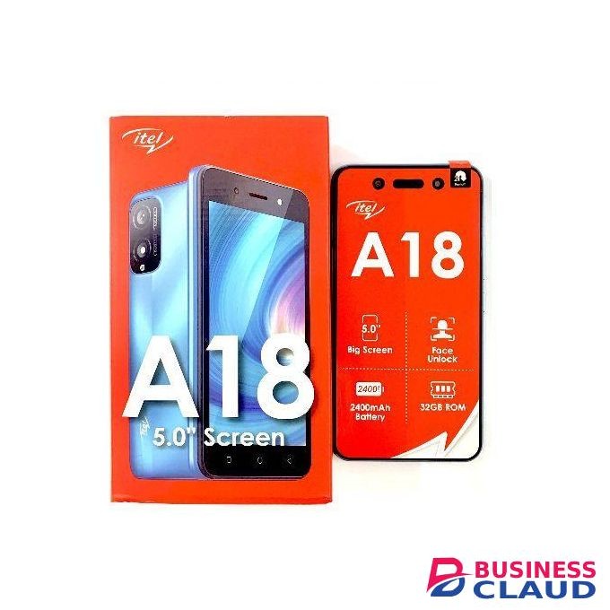 Itel A18, 5.0" Display, 32GB ROM +1GB RAM (Dual Sim) 2400mAh