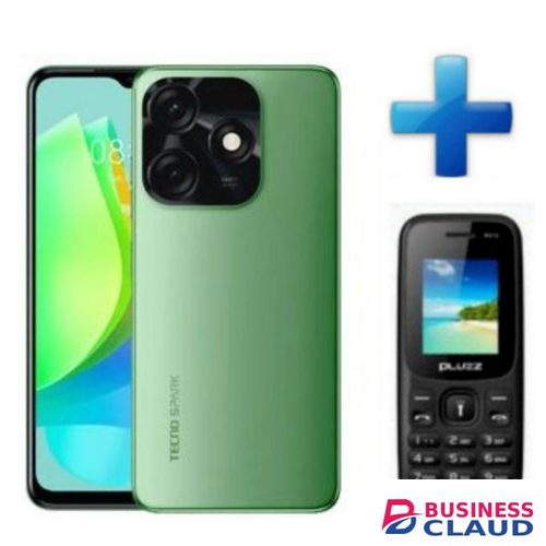 Tecno Pop 10c - 6.67'' UPTO 4GB RAM + 64gb ROM - Android 15 Smart - 13MP Rear/8MP Front - 5000mAh W,pod, speaker - free phone